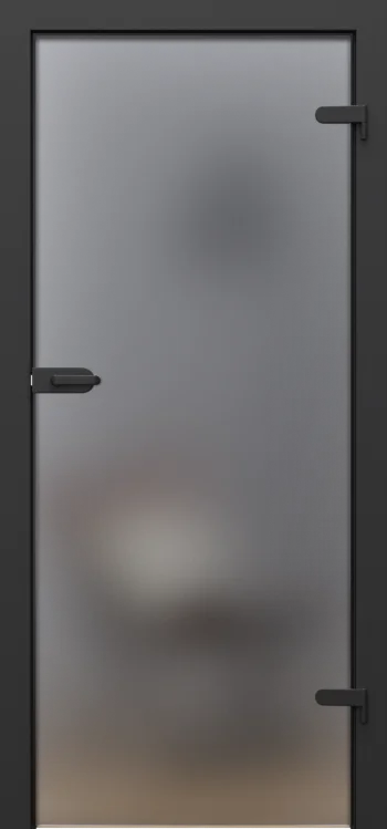 PORTA GLASS matt graphite glass