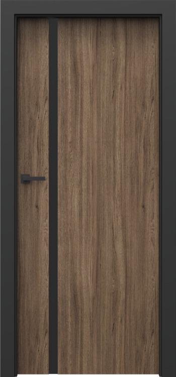 Porta LOFT 4.A black glass