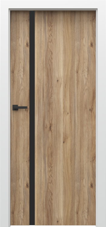 Porta LOFT 4.A black glass