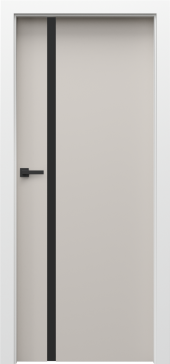 Porta LOFT 4.A black glass