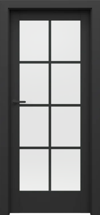 PORTA Verte HOME FEKETE B.5 átlátszó festett üveg