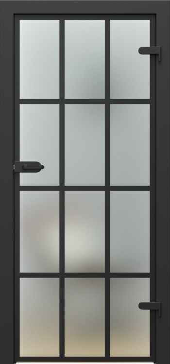 PORTA GLASS matinis stiklas su dažytais skirtukais