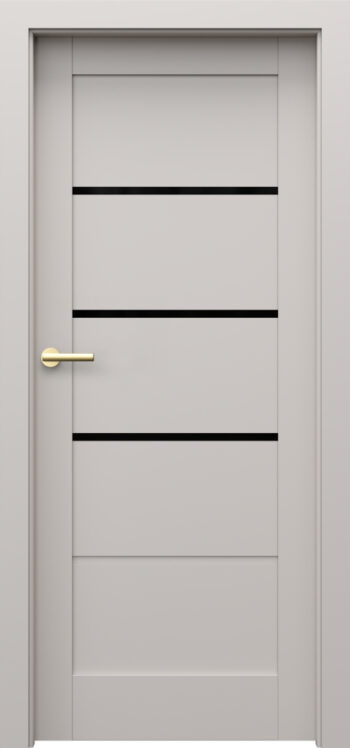 PORTA GRANDE G.3 cu sticlă neagră