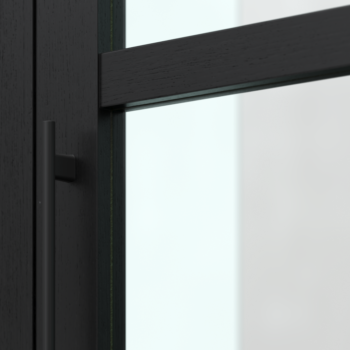 glass black Interior doors Nature LUMIA close up