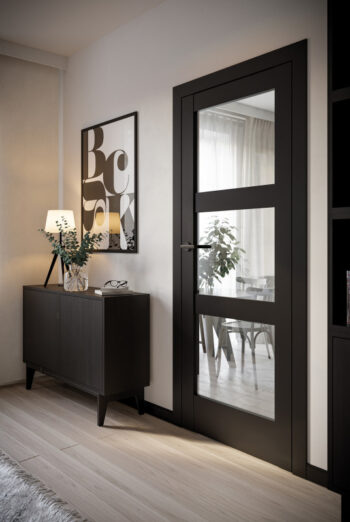 cool black doors PORTA VERTE HOME BLACK