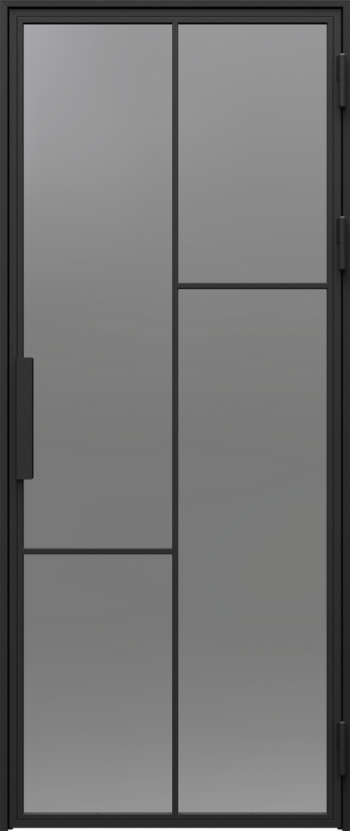 STEEL PORTA LOFT model 3 smoked graphite glass